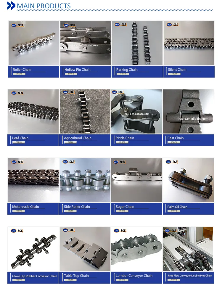 16BH/16BHF3/20AHF1/20BH/20BHF1 Simplex Roller Chains Bush Chains