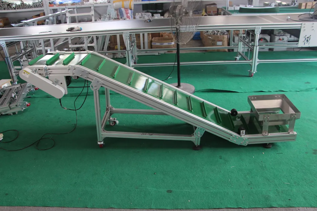 Conveyor Belting Inclined Belt Conveyor with PU Belt