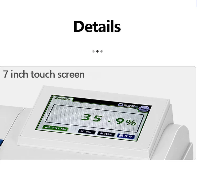 Spectrophotometric Equipment UV Spectrophotometer Double Beam Vis Spectrophotometer Double Beam