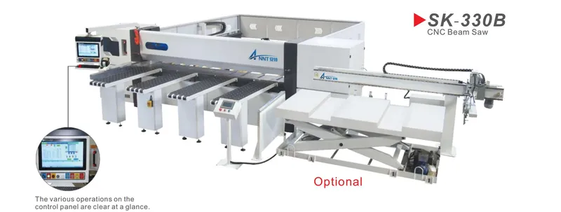 Automatic CNC Beam Panel Saw Sk-330b Woodworking CNC Machine Manufacturers