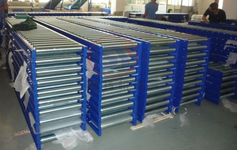 Heavy/Light Duty Powered Chain Driving Roller Conveyor for Plastic Cans