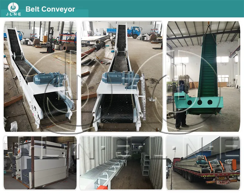 Adjustable Inclined Movable Belt Conveyor Bucket Elevator Screw Conveyor