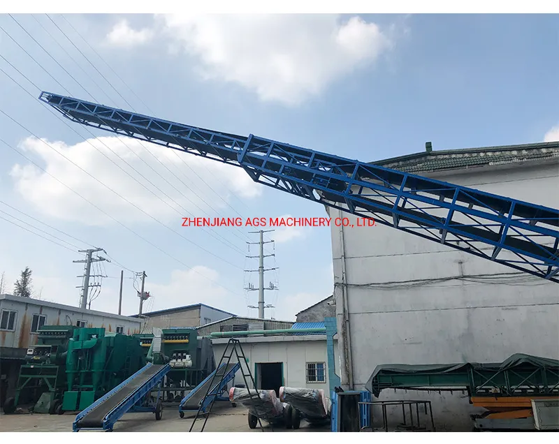 Bulk Material Inclined Modular Angled Belt Conveyor