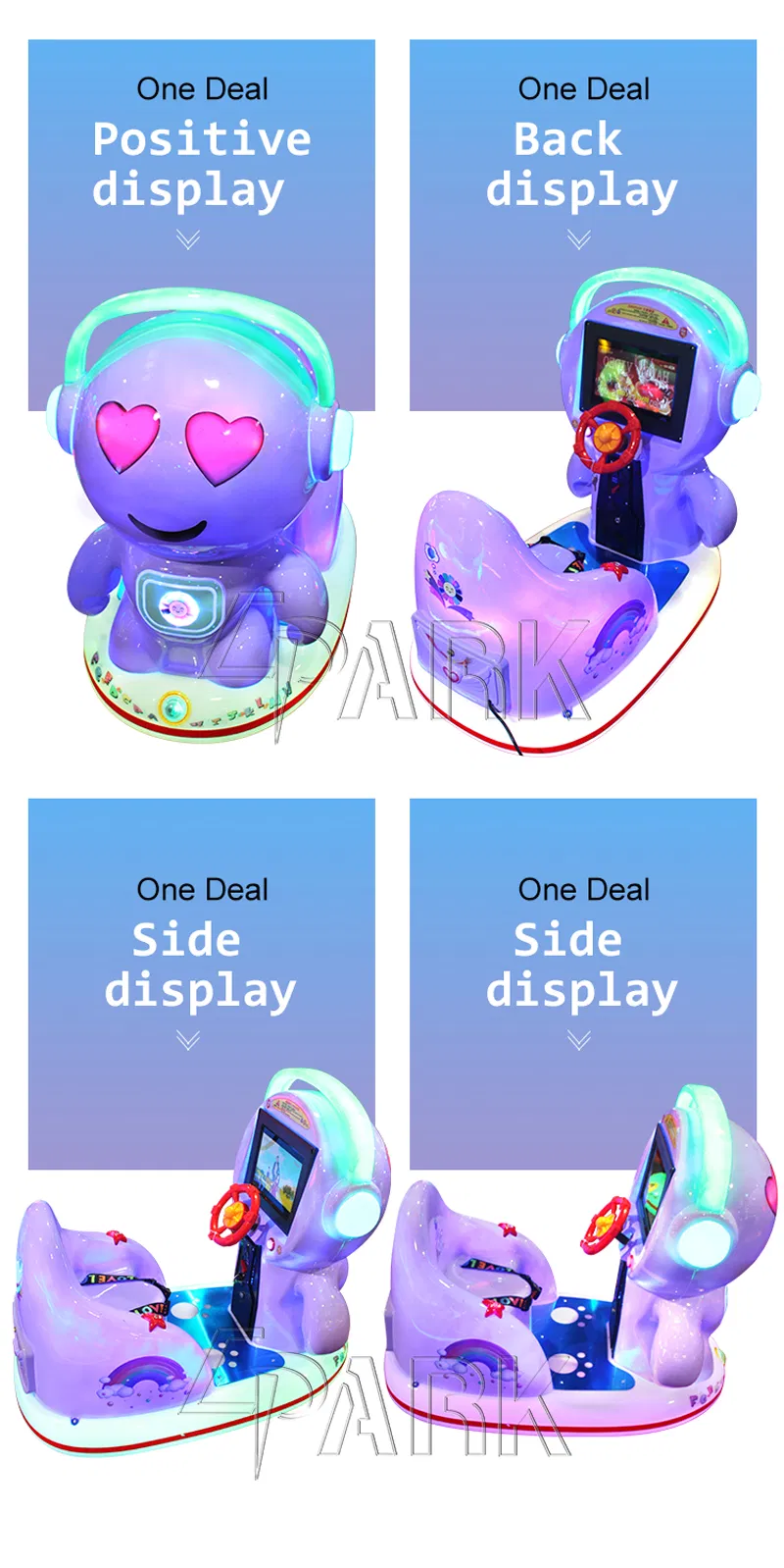 Colorful Lighting Ride on Car Plastic Baby Swing Car Electric Kids Car Cheap Price for Sale