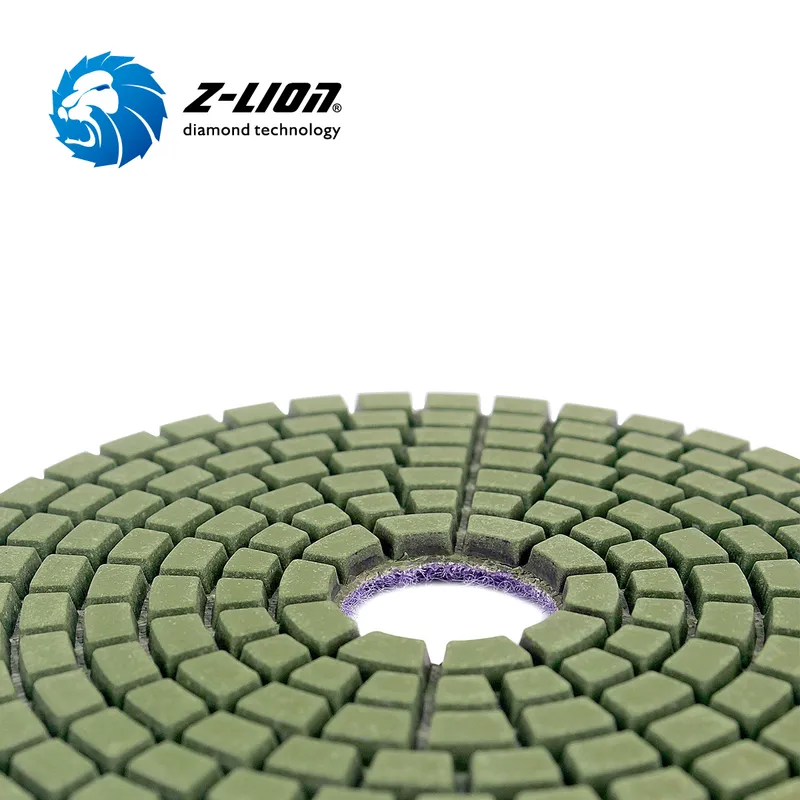 4inch 3 Steps Polishing Pad for Stone Marble Granite