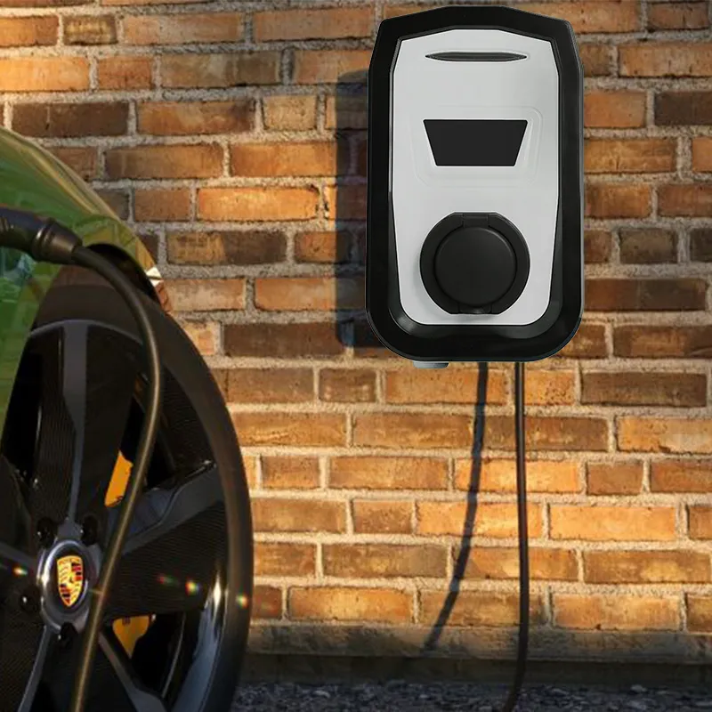 AC EV Charging Infrastructure Wall-Mounted EV Car Charger Wallbox in Car Charger