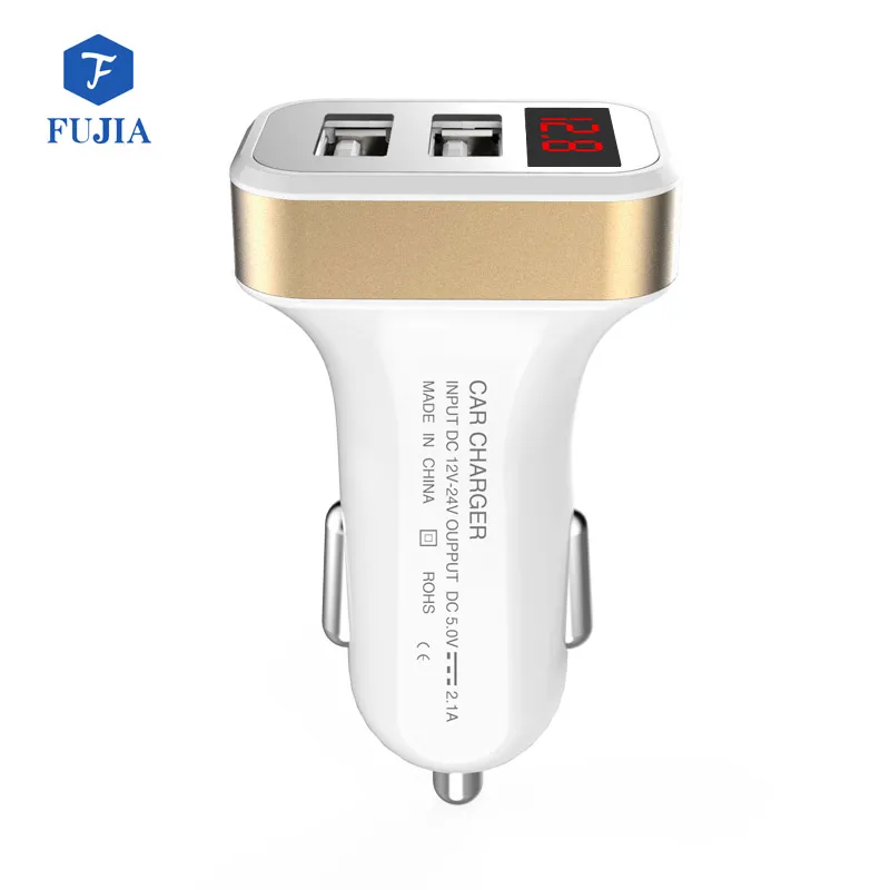 Hotsell 2 Port USB Car Charger 12V Car Charger Quick Charge Car Charger