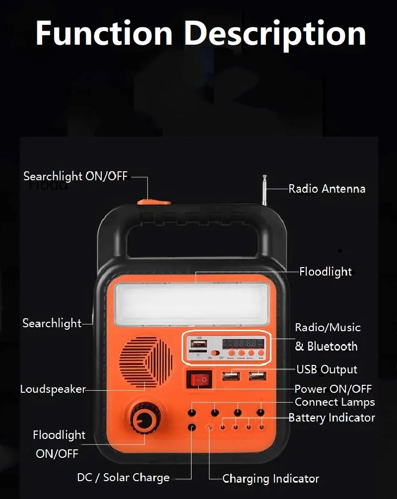 Micro Solar Panel Energy Mobile Charger System Solar Home Lighting System