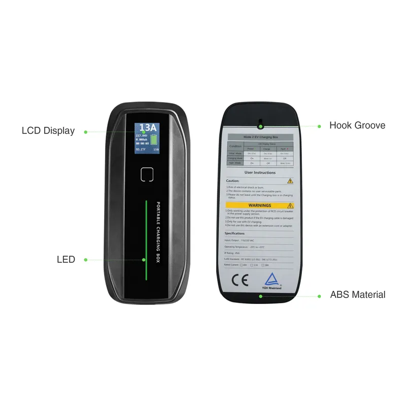 EV Charging Station 240V Chager Box with Plug Cee Type 2