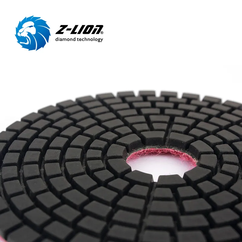 4inch 3 Steps Polishing Pad for Stone Marble Granite