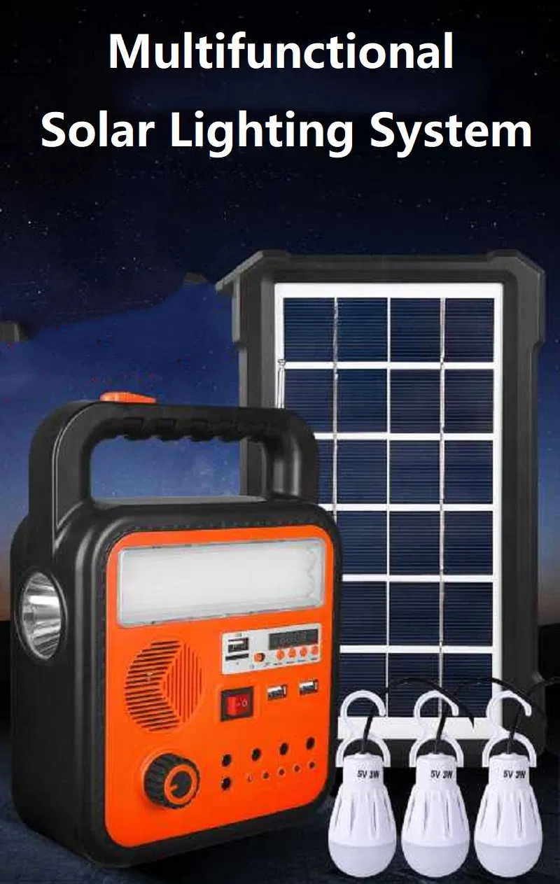 Micro Solar Panel Energy Mobile Charger System Solar Home Lighting System