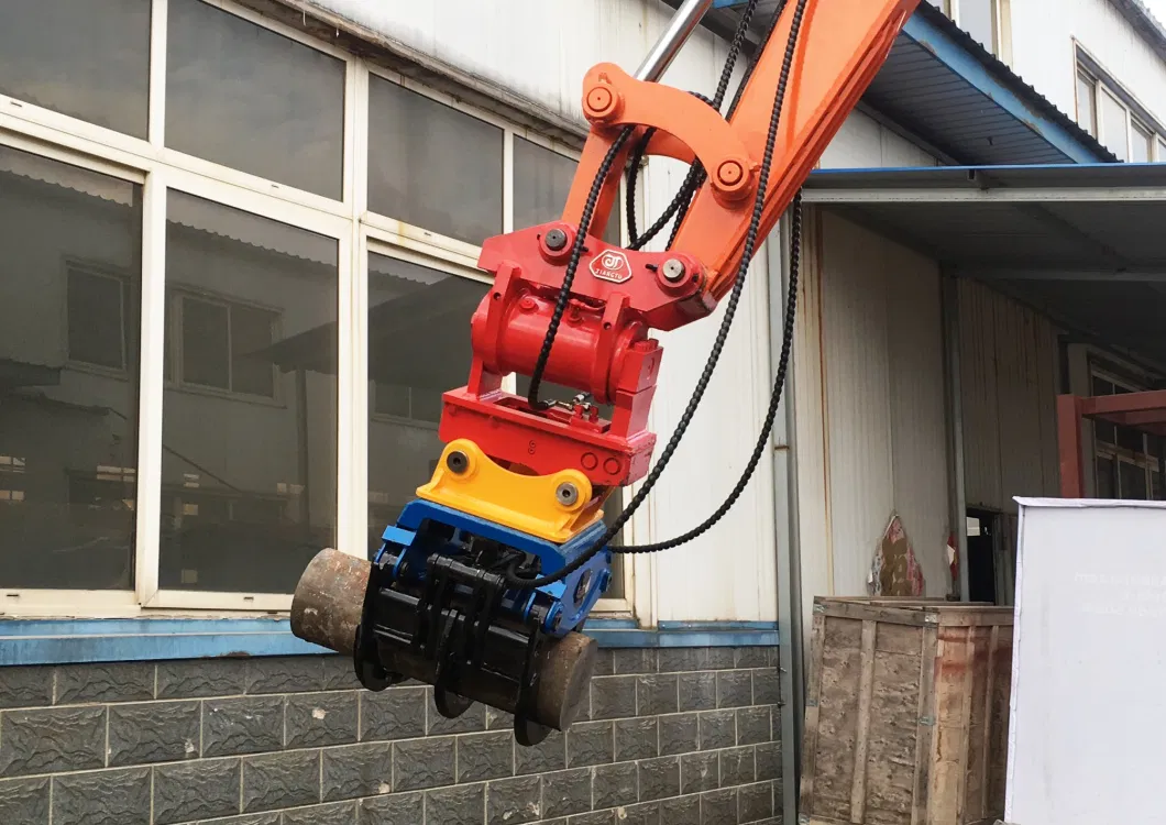 Jiangtu 9ton 10ton 12ton 13ton 15ton Excavator Attachments 180 Degree Tilting Hydraulic Quick Hitch Coupler