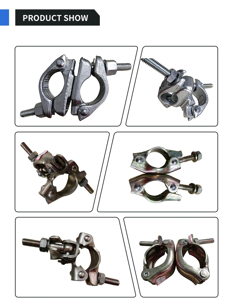 Scaffolding Metal 90 Degree Swivel Clamp Forged Double Coupler