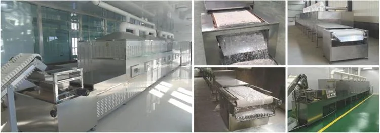 Chemical Products Microwave Drying Machine Conveyor Belt Chemical Powder Microwave Dryer