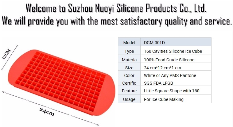 High Quality 160 Cavity Silicone Mold Ice Cube Tray