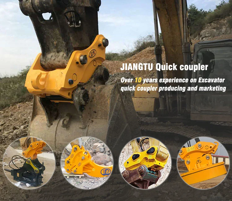 Construction Dual Lock Hydraulic Excavator Quick Coupler Hitch for Zx160 Zx200 Zx240