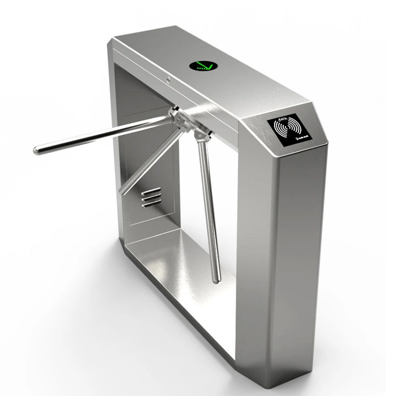Bi-Directional Tripod Gate Security Turnstile Gate with Biometric Access Control Device