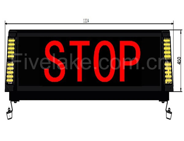 Dual Sided LED Directional Guidance Sign