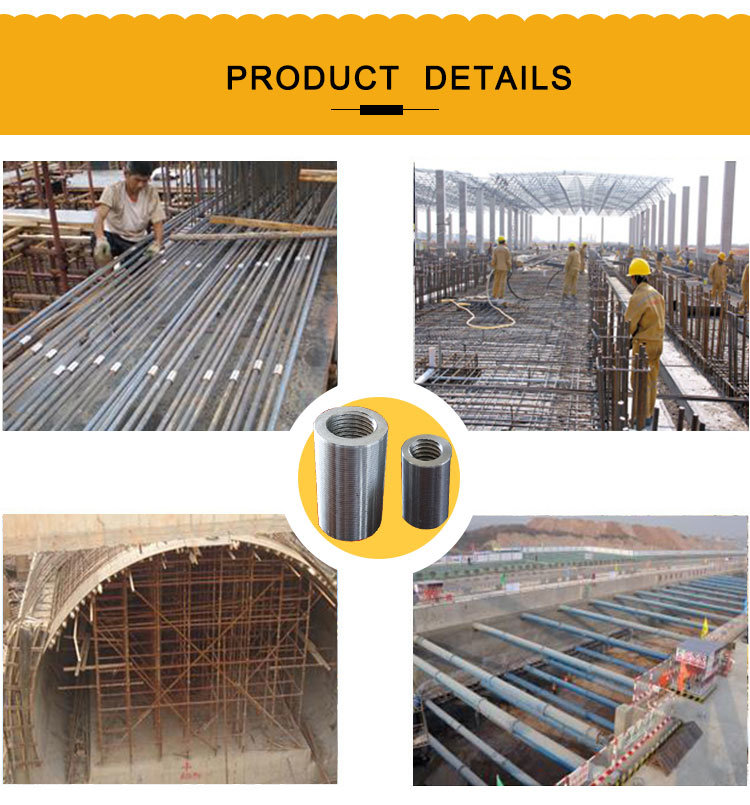 High Quality Construction Material Swaged Rebar Coupler