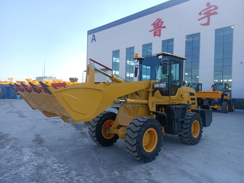 Four Wheel Drive Quick Coupler Compact Wheel Loader