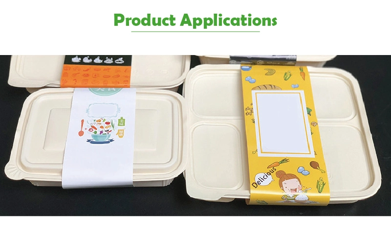 Disposable Food Tray Packaging Tray Corn Starch Material Biodegradable Fruit Tray
