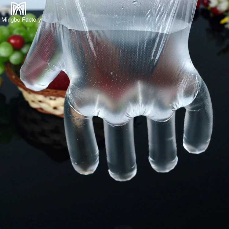 Disposable Multi Function Household Cleaning Eating Food Grade Oil Proof Waterproof PE Plastic Gloves