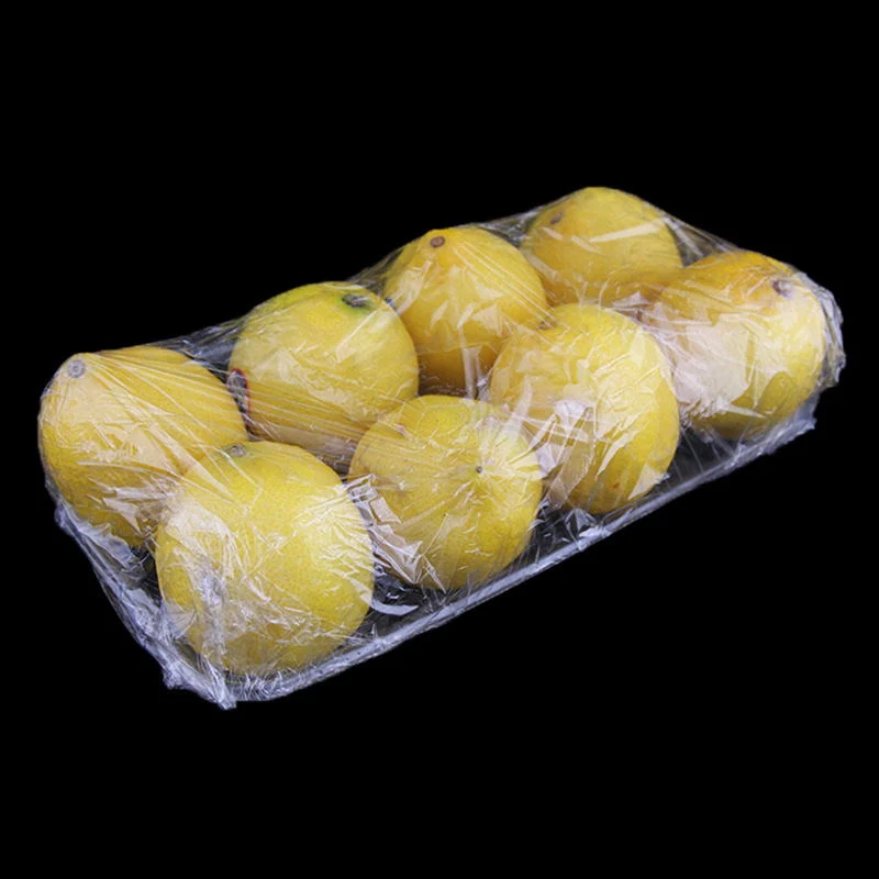 Disposable plastic tray fruit cooked food thickened material