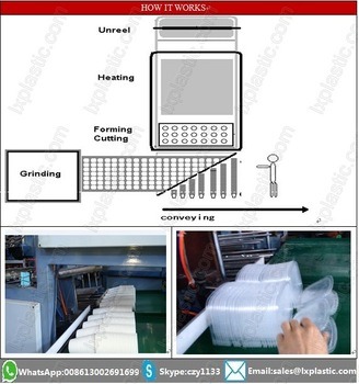 Tray Thermoforming Machine with 12-up Tray Mould Making