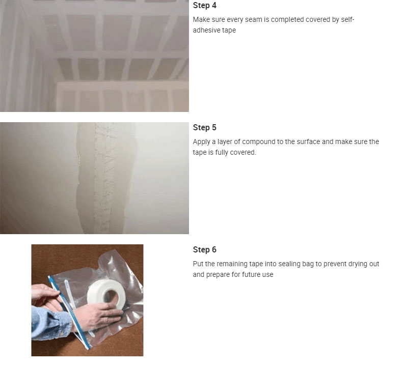 Fiberglass Products for Cracks Repairing on The Drywall