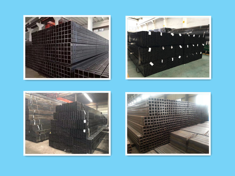 80X80X4mm Square Tube Shs Hot Dipped Galvanized Square Steel Pipe