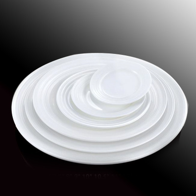Restaurant Ceramic Dinner Dishes Plates, Enamel Pie Dish