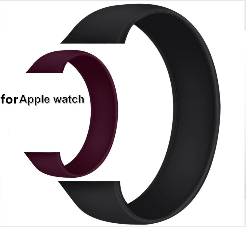 Custom Silicone Smart Watch Strap for Apple Smart Watch