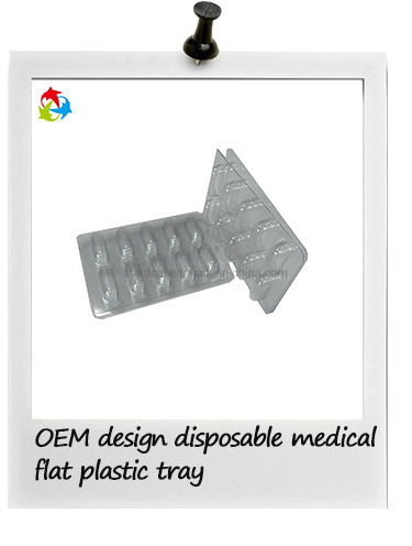 Customized Vial Plastic Packaging Medical Blister Ampoule Tray