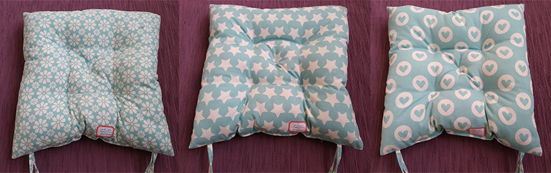 Backrest Pillow Large Square Children Floor Mat