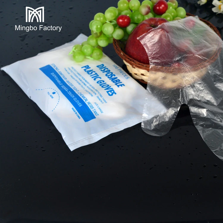 Roast Chicken Hand Protection Use Disposable Plastic PE HDPE Food Eating Gloves