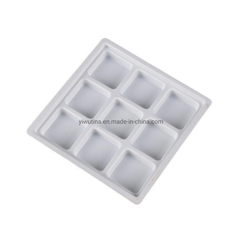 Disposable Pet Packing Container Transparent Plastic Blister Insert Chocolate Tray