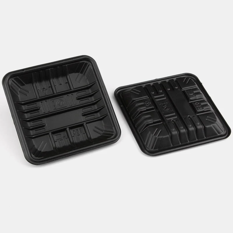 Custom Size PP Blister Disposable black Food Vegetable Plastic Fruit Tray
