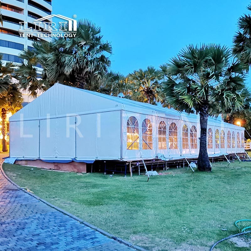 2000 People Durable Large Church Wedding Marquee Tent with Sidewalls for Sale