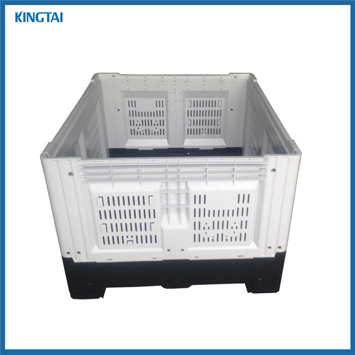 Collapsible Plastic Storage Boxes Foldable Pallet Container for Vegetables
