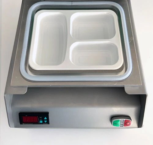 K-102 Manual Quick-Frozen Food Box Tray Sealing Machine