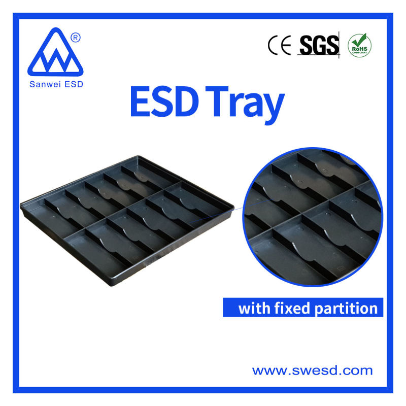 Cleanroom Tray ESD Antistatic Tray for Industrial Storaging