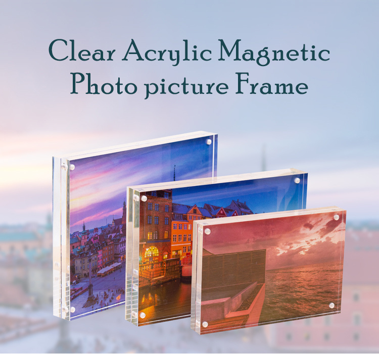 Double Sided 5X7 Acrylic Photo Frame Wall Mount Wholesale