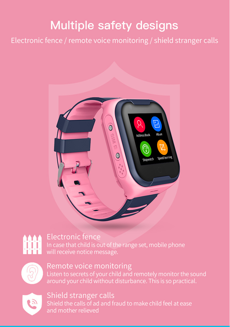 WiFi GPS Tracker Kids Smart Watch Sos Call Smart Watch for Children
