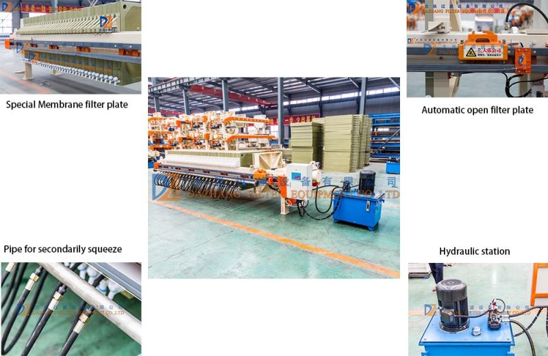 Clam Juice Filtration Treatment Membrane Filter Press Equipment