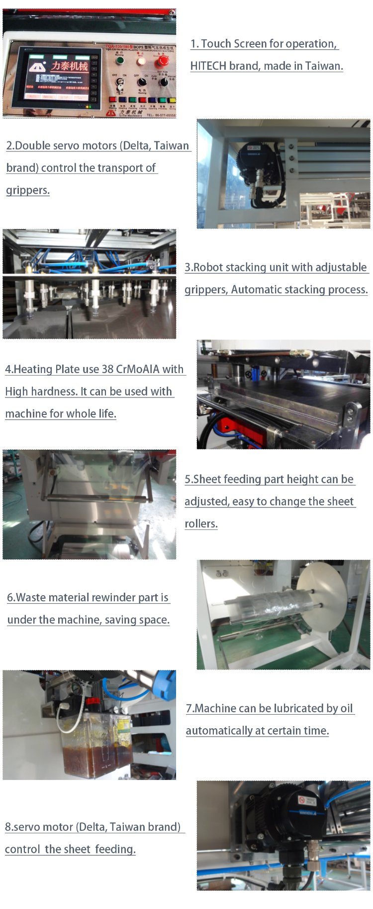 High Speed Seedlings Tray Thermoforming Machine Disposable Plastic Package Box