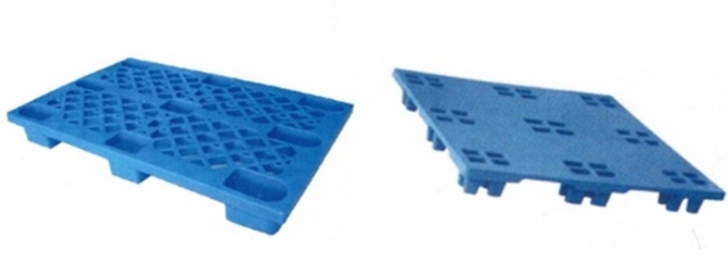 Double-Sided HDPE Plastic Pallet with Euro Size /Tray