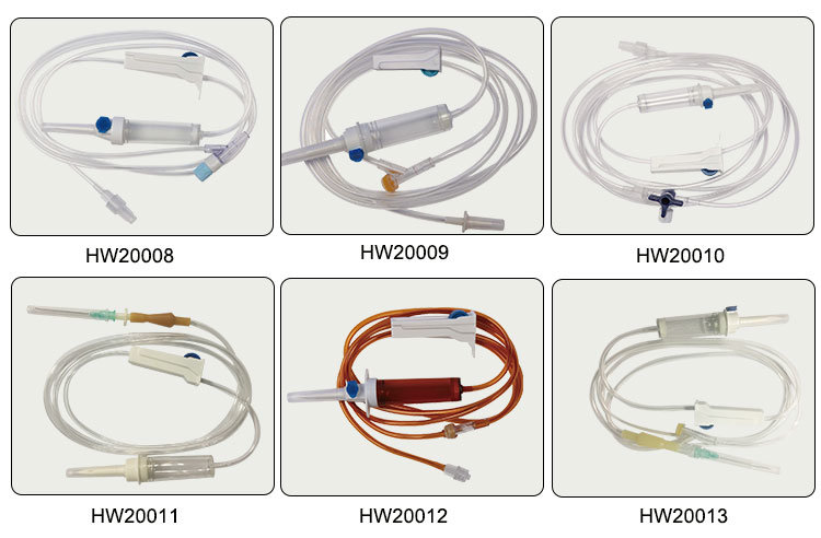 Disposable Sterilized Infusion Giving Set with Blister Packing