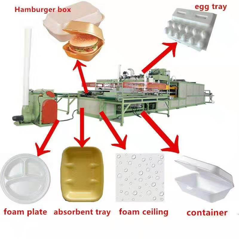 Thermoforming Machine for Making Styrofoam Box / Disposable Food Dish Plate Tray