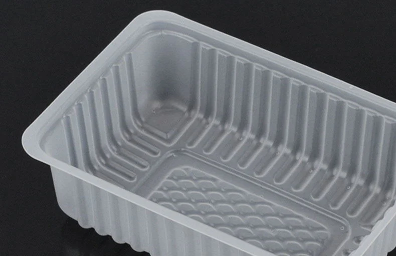 Rectangular PP snack plate fast food tray plastic stackable serving tray