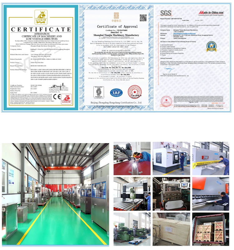 Zpw-31 Rotary Tablet Press Machine with B Tooling Mold